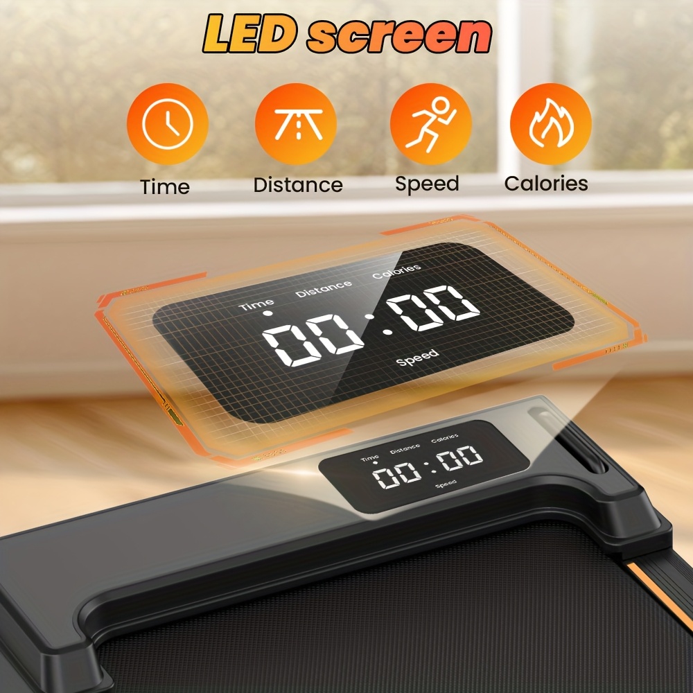 Intelligent Walking Treadmill with 10% Slope for Home Use