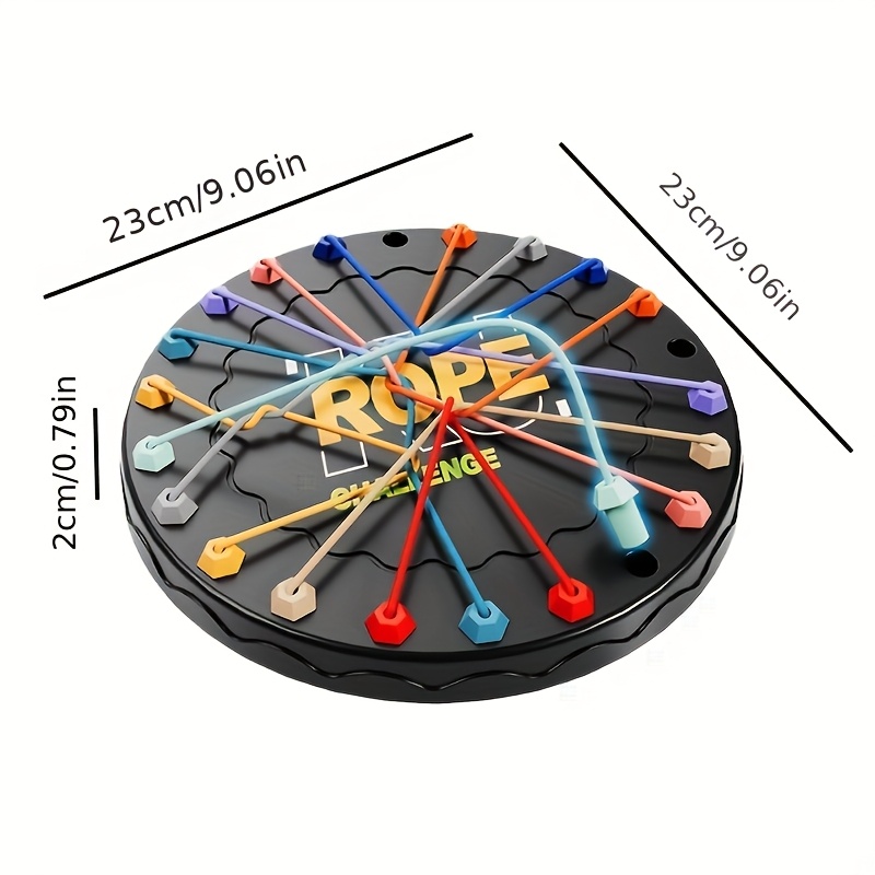 Super Fun Untying Rope Challenge Board Game, Parent-child Interaction Cultivates Logical Strategy And Puzzle Thinking, Strengthens Attention, Suitable For Travel And Party, Children And Adults Love It