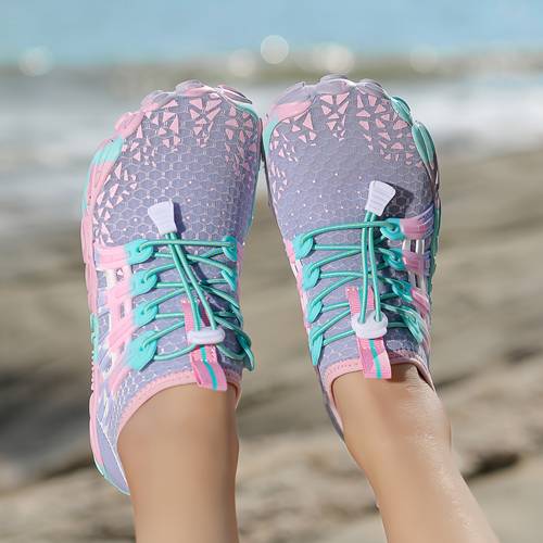 unisex five toe water shoes breathable mesh quick dry yoga swim beach footwear with non slip rubber sole for outdoor activities hiking pool lightweight spring summer design versatile activity footwear stylish athletic footwear flexible fabric upper