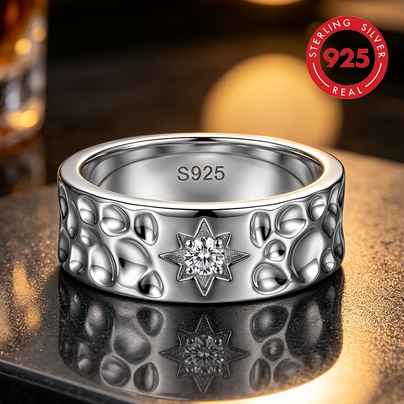 Image of 925 Sterling Silver Exquisite Ladies' Fashion Ring, Elegant And Trendy, High-end Women's Jewelry Ring With Great , Suitable For Vacation Trips, Daily Wear, And The Perfect Commemorative Gift For