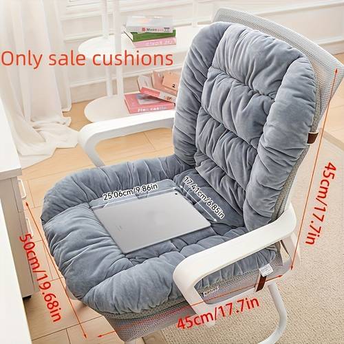 thick chair cushion sofa cushion office chair cushion ergonomic desk car sofa seat cushion hand woven polyester chair cover and soft fiber padding home and office decor