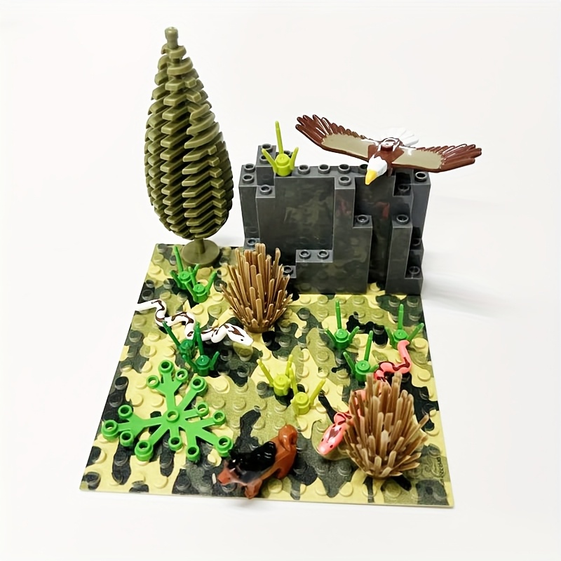 16X16 River Pattern Base Plate for Building Blocks