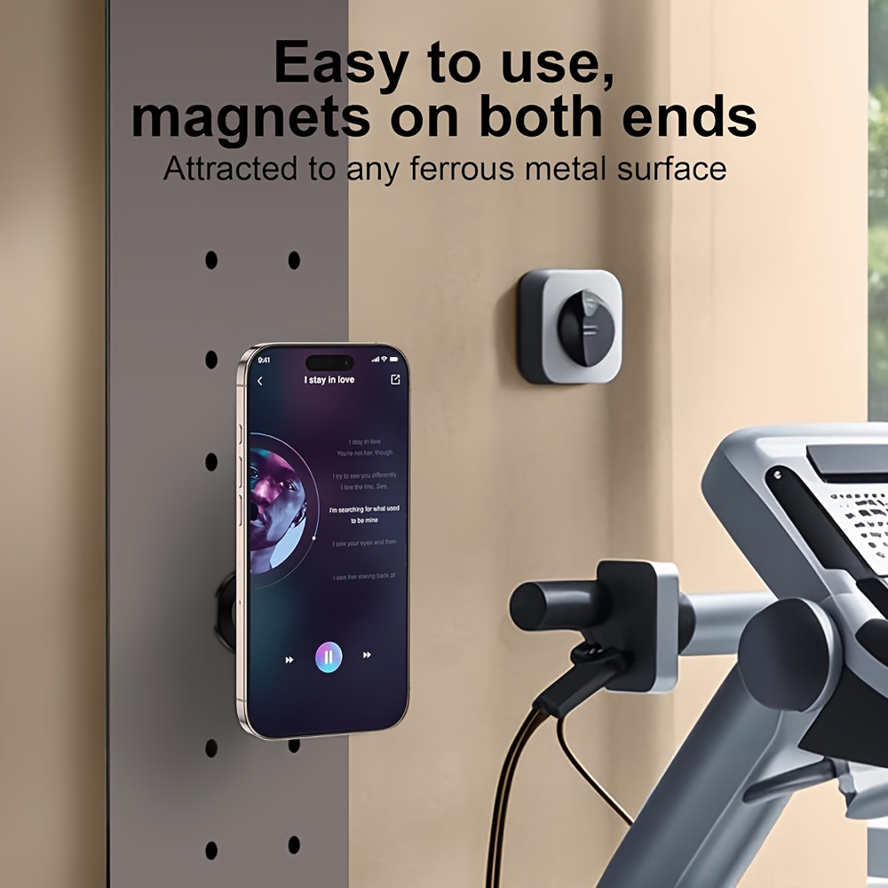 TEMU Phone Ring Holder - Dual-sided Grip Stand, 360Â° Rotating Finger Loop Kickstand, Phone Grip For Iphone 17/16/15/14/13/12
