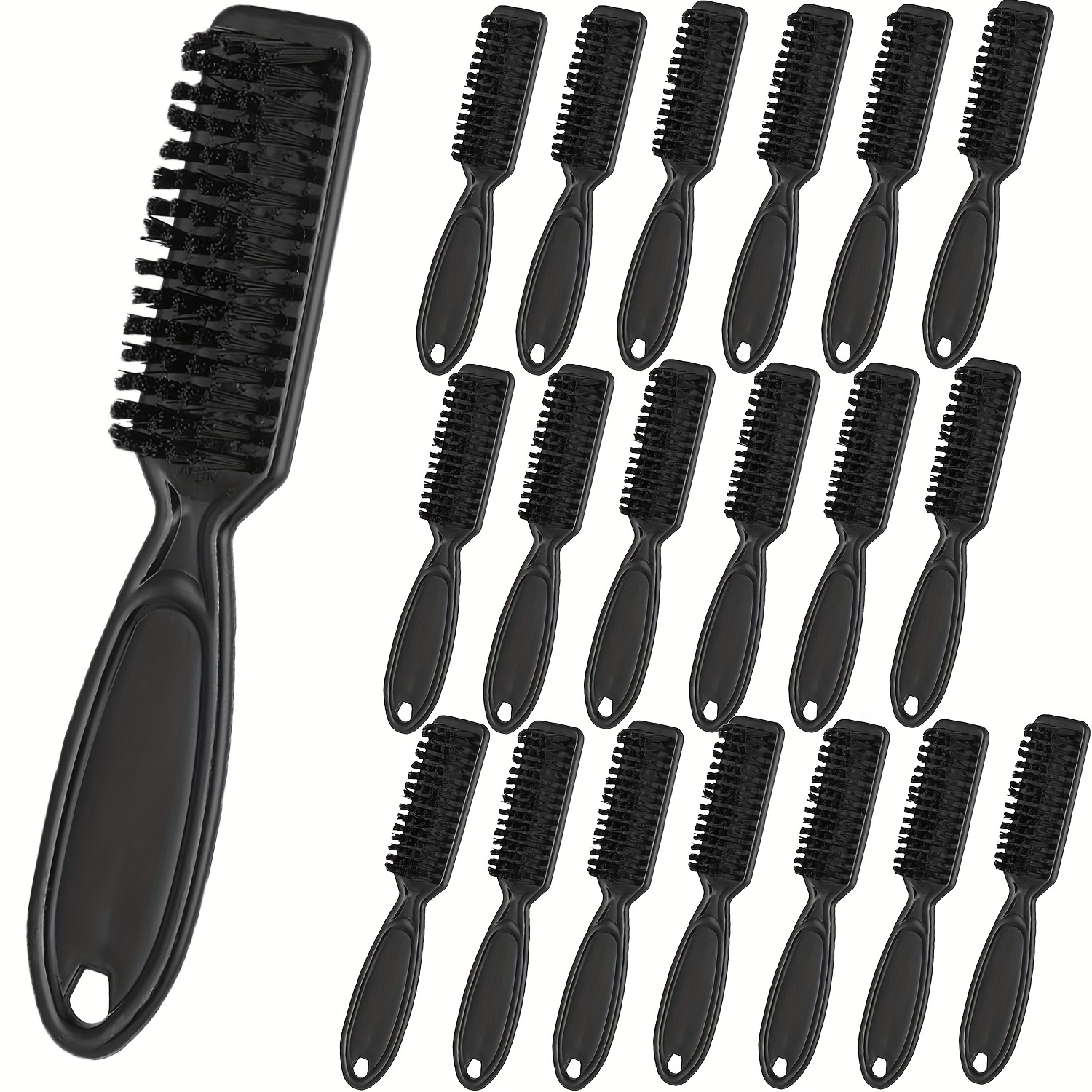 

20-pack Barber Clipper Cleaning Brushes, Multifunctional Nylon , Plastic Handle, , Home, Travel Use, Black, Tools & Accessories, Lightweight (≤300g)