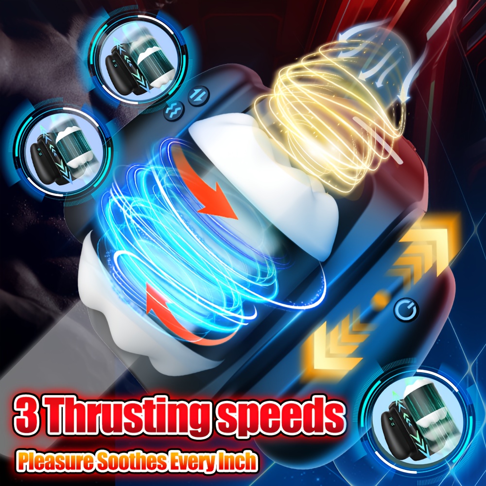 1pc Male Masturbator Automatic Suction Vibrator Telescopic Vibration Mini Handle Masturbator Cup Penis Massager Texture Soft Silicone Masturbator Cup 10 Frequency Vibration 3-speed Telescopic Masturbator Pocket Cup With Phone Holder And APP