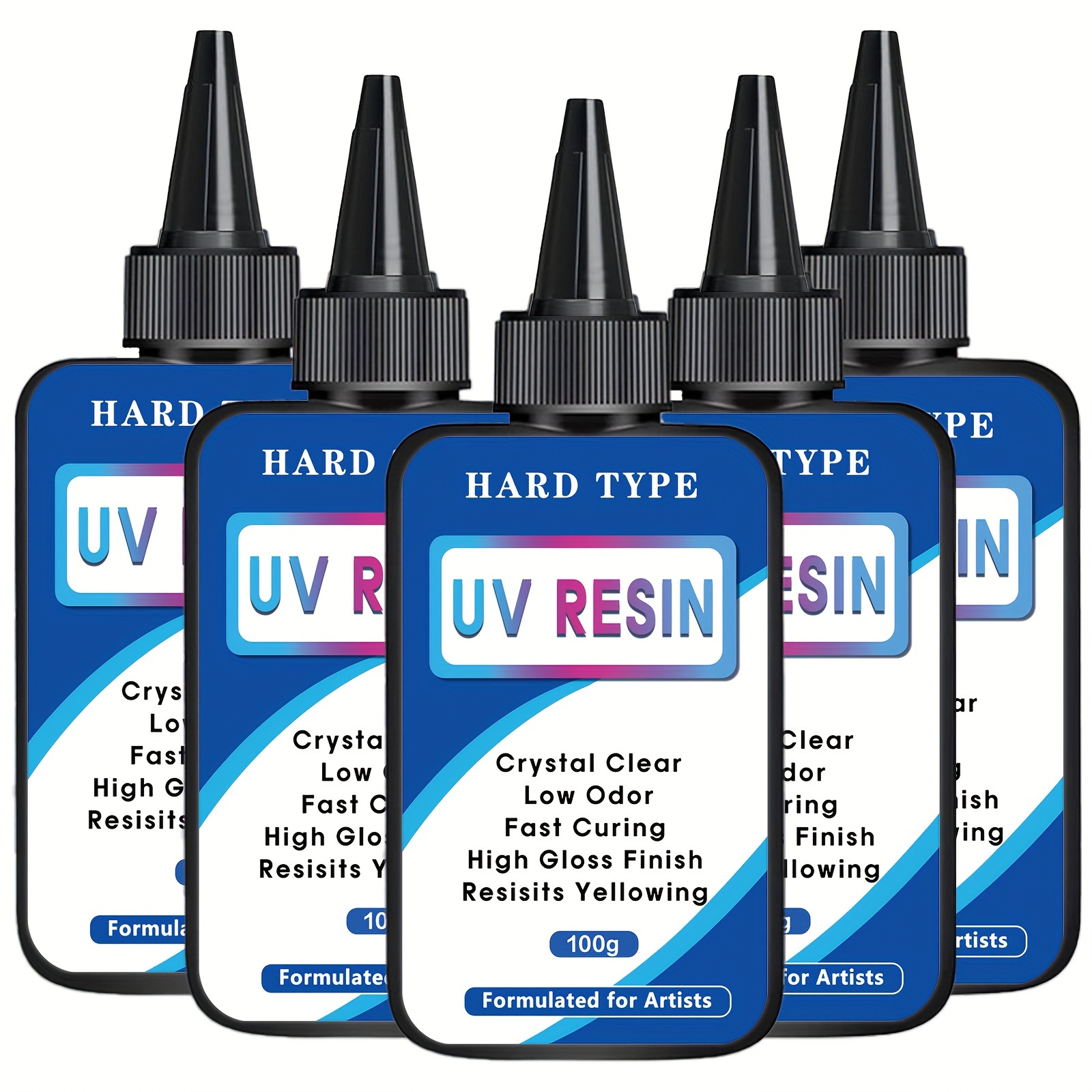 JDiction Resina UV de 7.05 oz, nueva fórmula de resina UV transparente,  curación solar, activada por luz solar, kit de resina UV dura para  fabricación