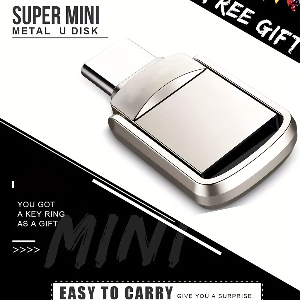 usb c флеш меморија со ротација од 360° - високобрзински usb 2.0, метален флеш диск, компатибилен со pc, лаптоп,  , паметен телефон (8gb 16gb 64gb) Детали за производот 5