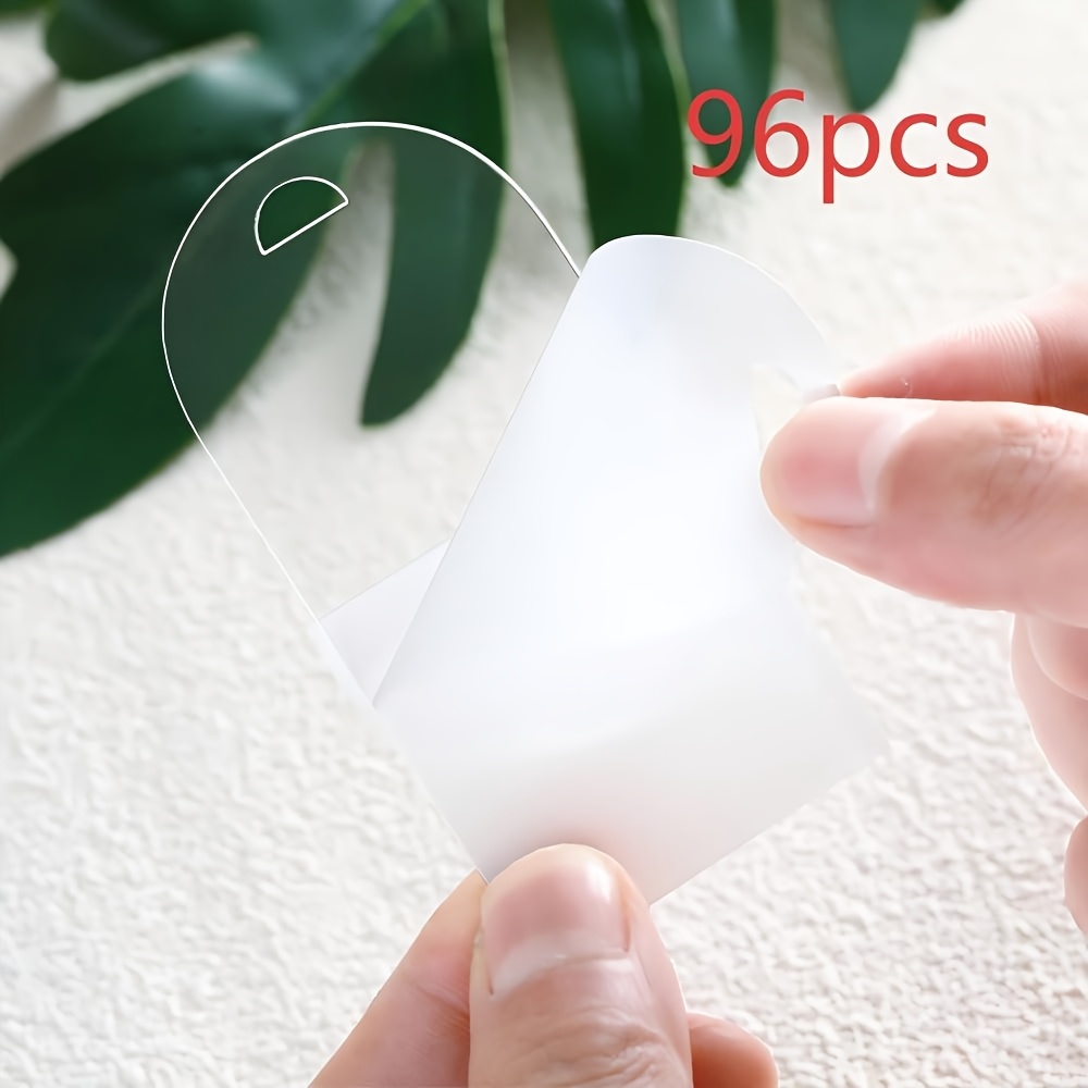 E-shop /96 Stück, Transparente Acryl Hochzeit Sitzkarte für die Bogenform, Blanko Namensschild, Sitzkarte, Hochzeitsdekoration Hängezeichen, Reise