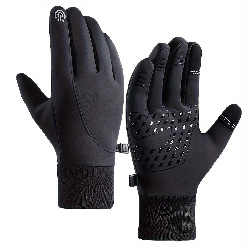 TEMU Winter Gloves Men Women Thermal Warm Gloves Cold Weather Touch Screen High Quality Windproof Glove For Running Driving Cycling Hik