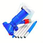 pool cleaning kit with telescopic leaf skimmer net and vacuum cleaner head fine mesh net and suction brush for swimming pools hot tubs spas and fountains