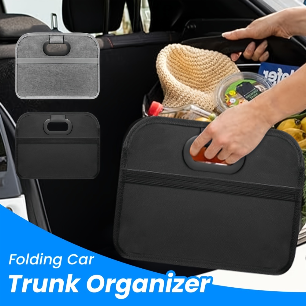 

Car Organizer, Collapsible Storage Box Compartments, Portable Organizer For Suv, Truck, Vehicle Accessories