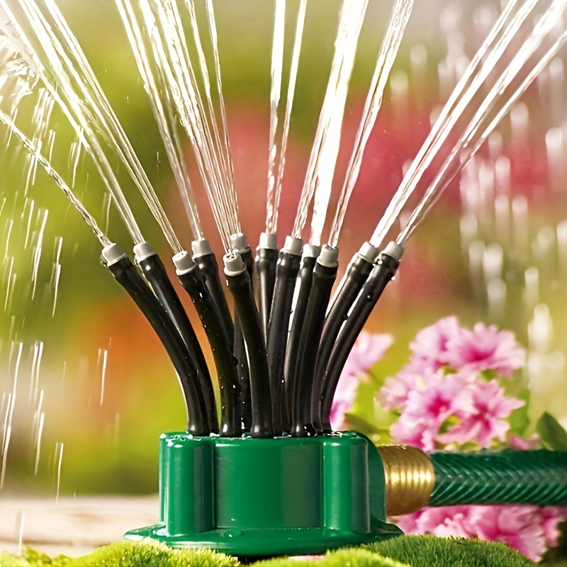 garden degree automatic multi head watering sprinkler gardening garden irrigation tool flower sprinkler head garden supplies convenient details 0