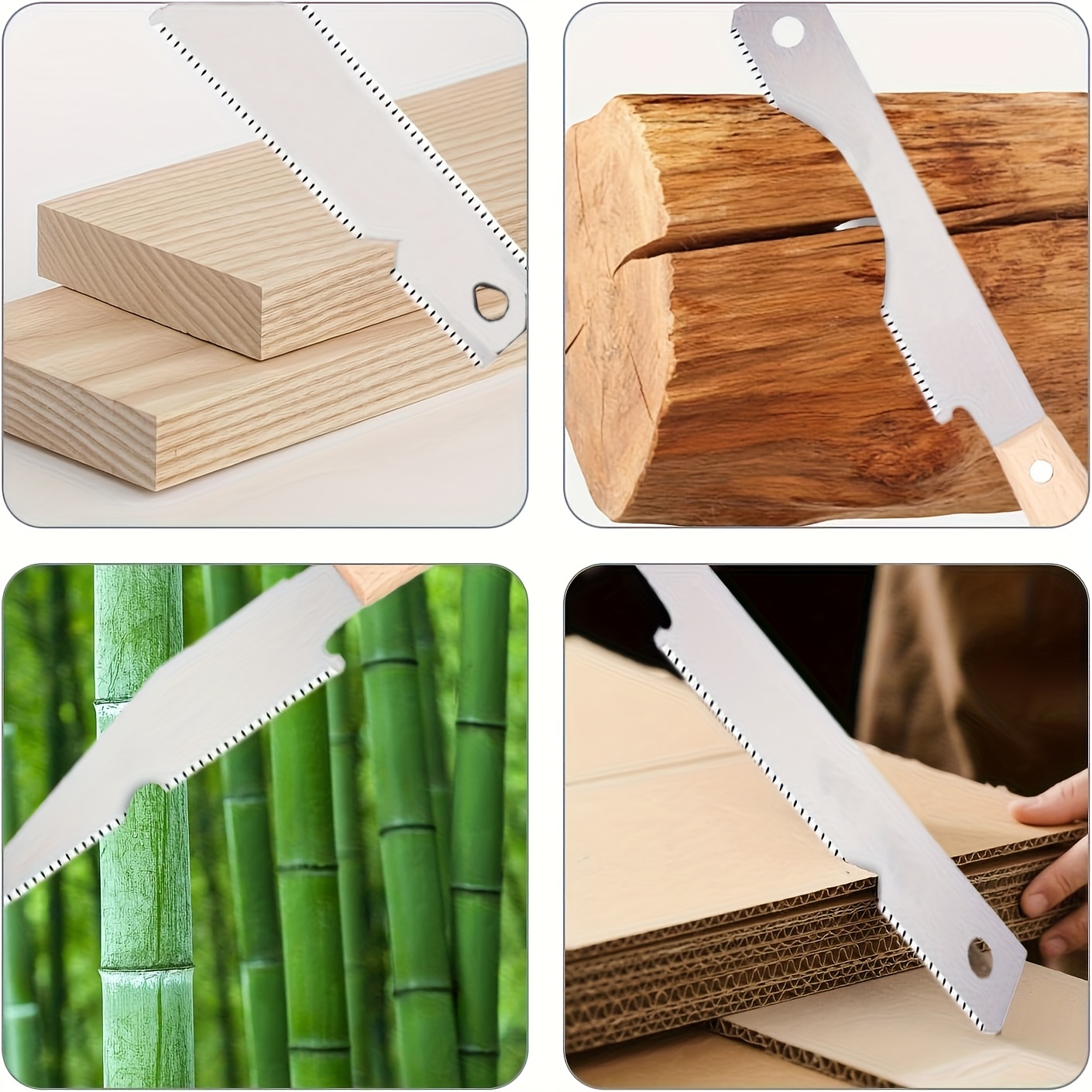 3pcs Outdoor Small Hand Saw DIY Woodworking Set
