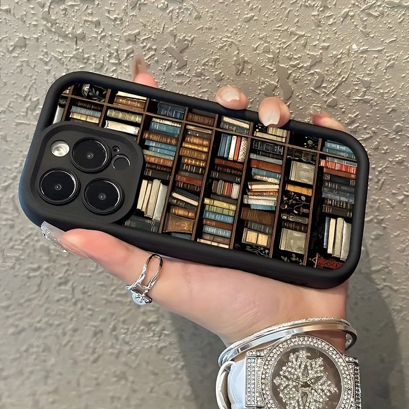 Phone Case - Hot-selling Bookshelf Cartoon Creative Hot-selling Pattern, New All- Eye Ladder Phone Case, , Easy Trendy Unisex Phone Case, Suitable For Iphone