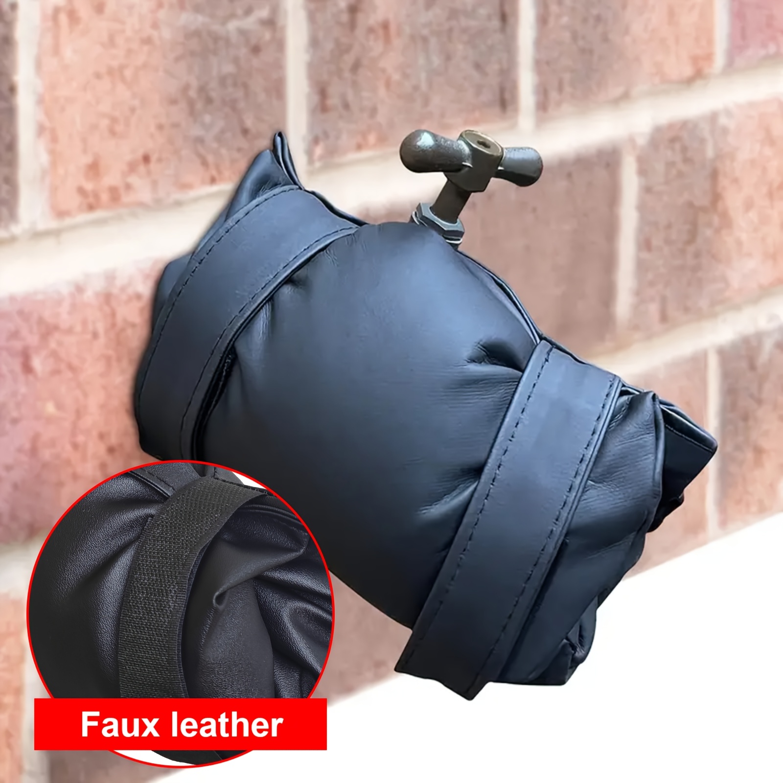 TEMU Housse de Robinet Extérieur Hiver - Édition Professionnelle, 2 Options de Matériau, Protection Hivernale Haute Résistance, Facile à Installer et