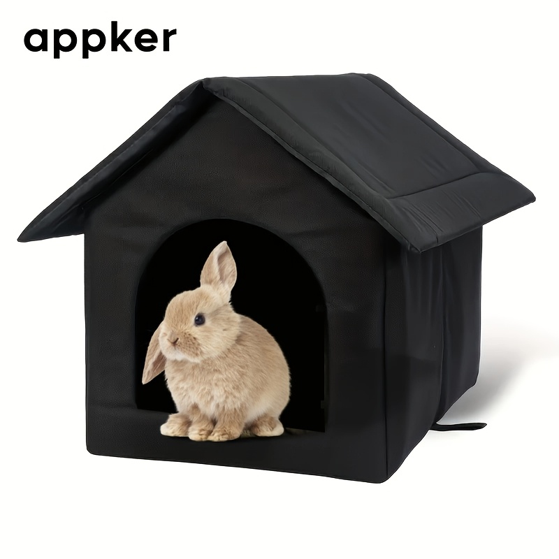 Appker 1pc Suitable for Indoor And Outdoor Guinea Pig Pet House, Outdoor Cat House, Not Easy to Collapse, Warm Easy to Store, Detachable And Washable. Suitable for Pets Such As Rabbits, Guinea Pigs, Squirrels