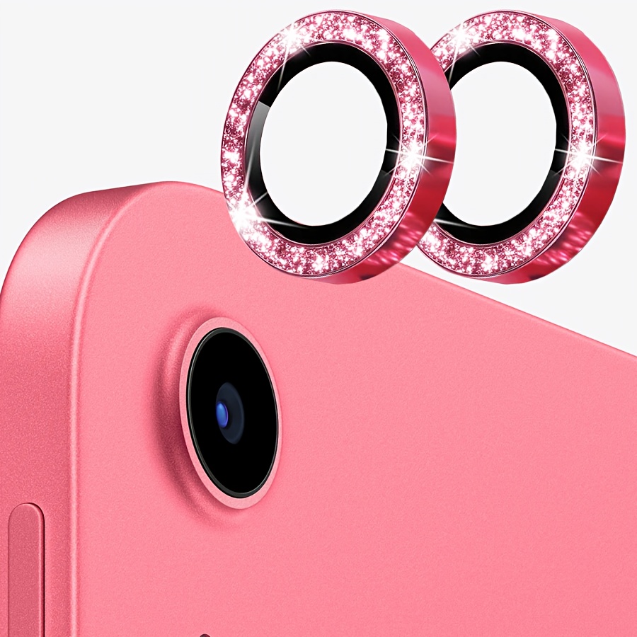 TEMU 2pz Protezioni per fotocamera per iPad 11穠 11", iPad Air 2025 11" e 13" | Vetro temperato con durezza 9H e anello , design compatibile con