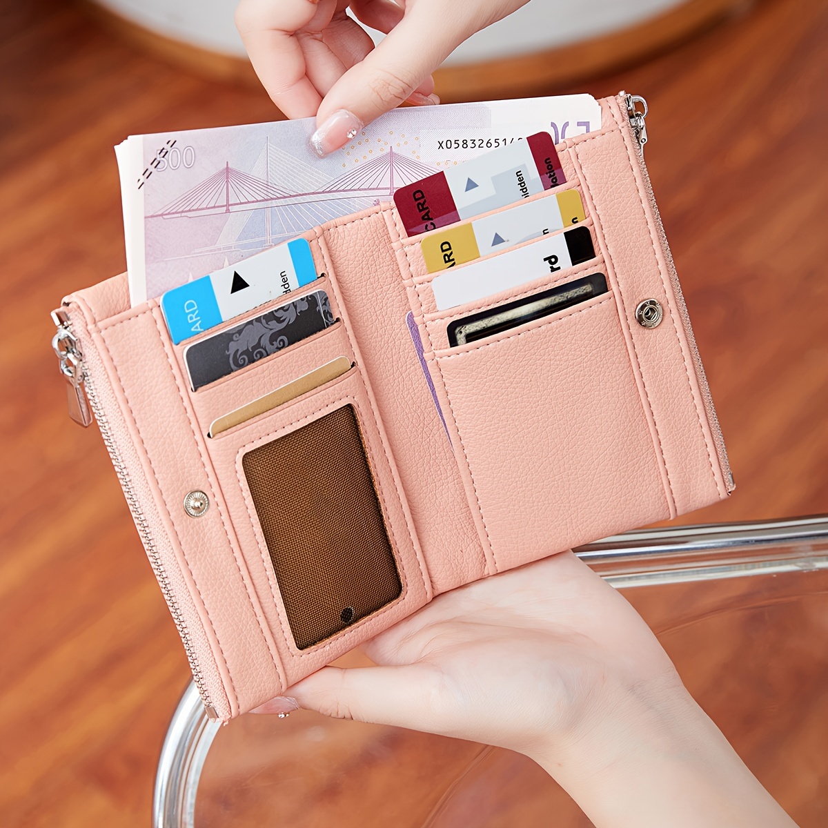 [JILLSTUART] Ribbon Point Zipper Coin Card Wallet★人気★ org.jpg