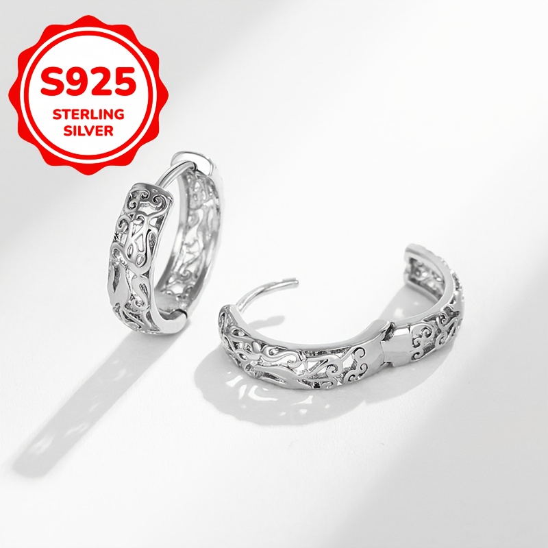 925 Silver Hypoallergenic Pixiu Earrings — Unisex Ear Cuffs