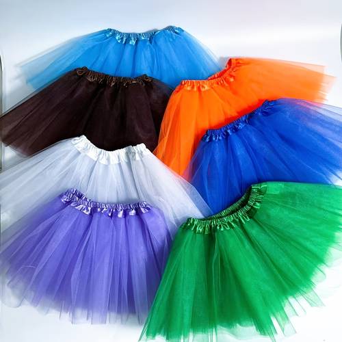three layer mesh dance skirt ballet skirt tutu skirt suitable for 3 8 year old holiday parties dance performances and other occasions this series has colors for you from without battery