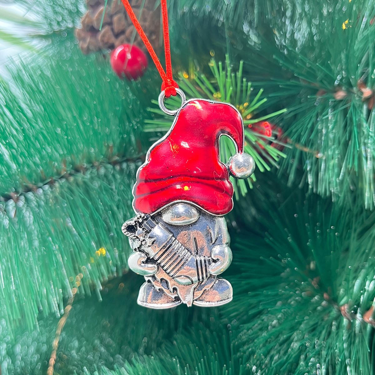 TEMU 1 pièce Pendentif Arbre de Noël, Ornement Suspendu Arbre de Noël, Pendentif de Fêtes de Noël, Pendentifs, , Pommeaux