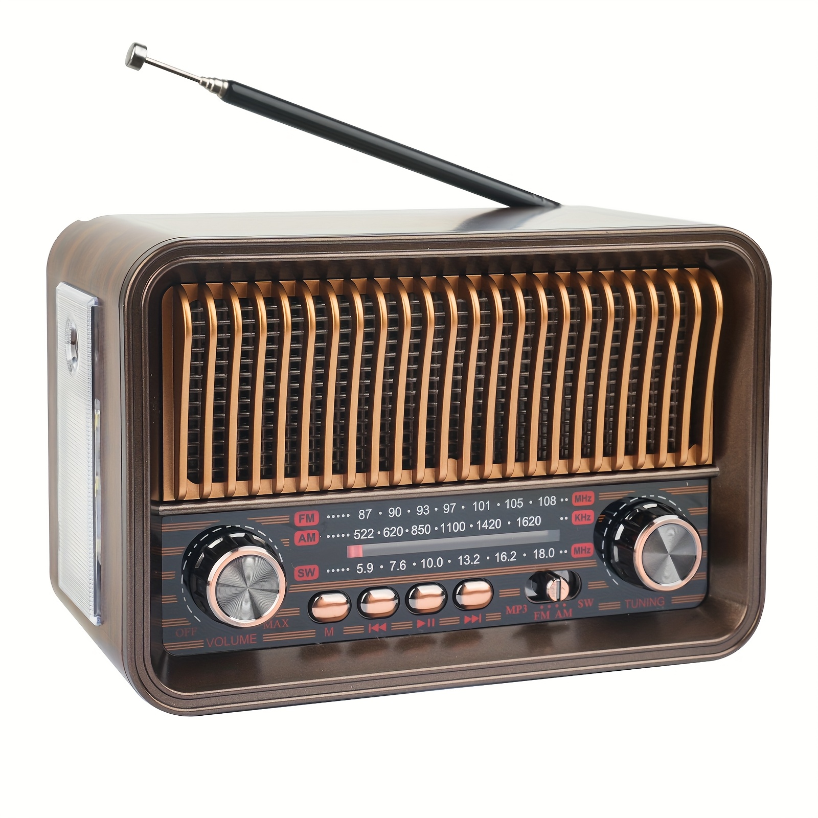 Mini Radio Dab Radio DAB MONODEAL Avec Bluetooth - Réveil - Rechargeable USB - Écran LCD Radio Dab Jbl Tuner 2 Noir