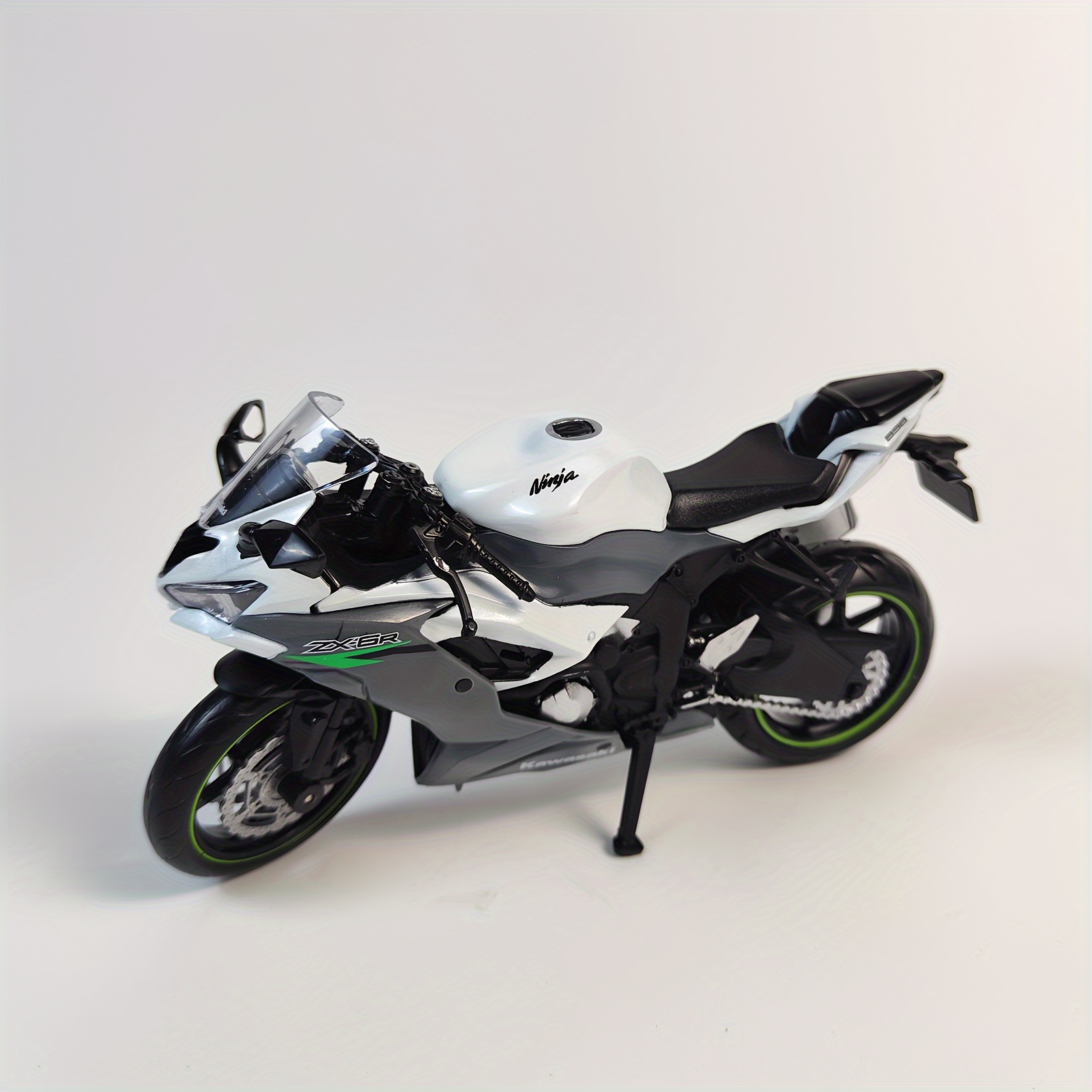1pc Realistic Wind Kawasaki H2r Alloy Model Motorcycle With 