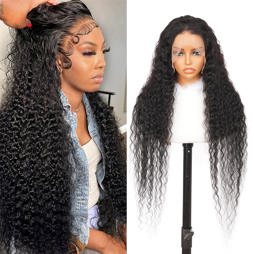 9A HD Lace/Transparent 13x6 Lace Frontal Kinky Curly-Brazilian