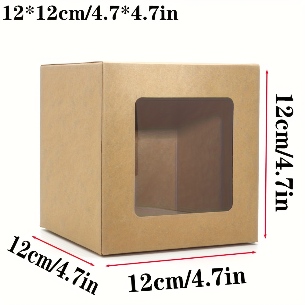 TEMU Gift For Her/him 16pcs-square Window Gift Box, In A Of Sizes And Colors, Suitable For Packaging Small Gifts For Weddings, Birthdays, Holiday
