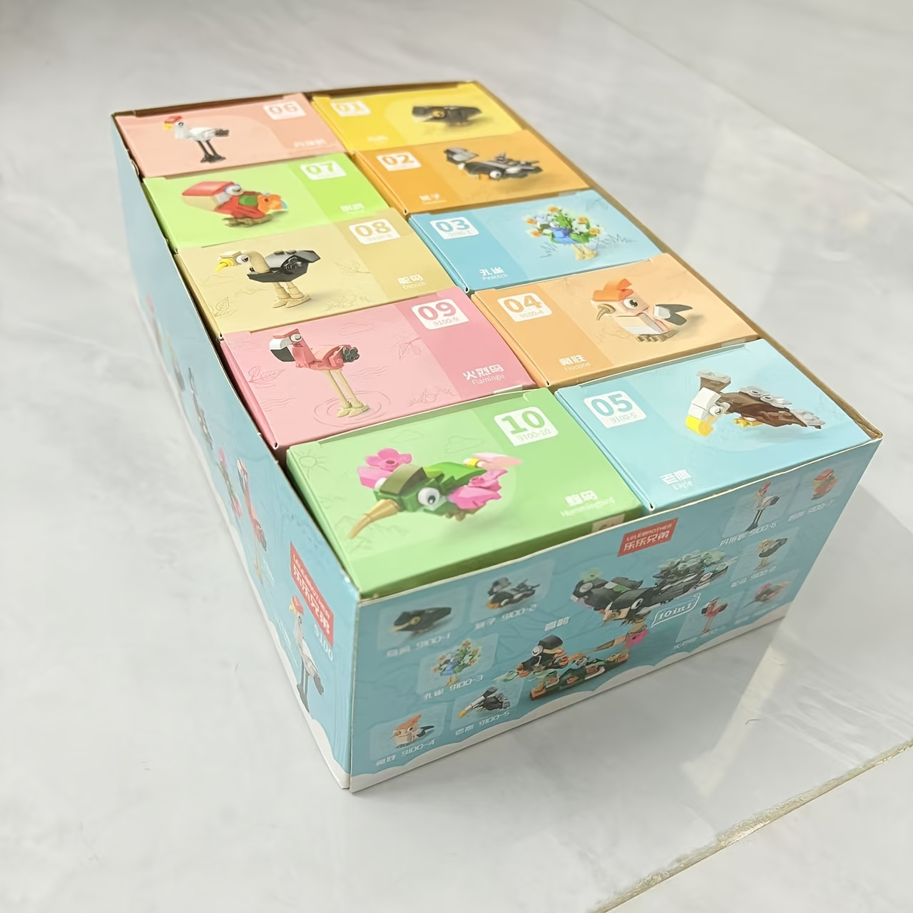 Image of 10pcs/set Bird Building Block Set/animal Building Blocks/animal Models, 10-in-1 Assortment Including Parrots, , , And Other Bird Figurines, Ideal As Holiday Gifts Or Classroom Rewards For Teens
