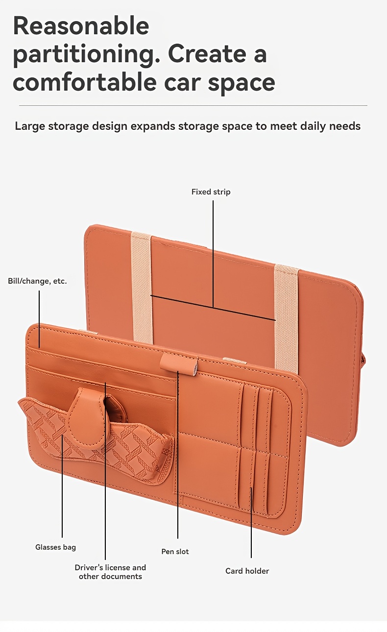 sunshade accessories glasses storage Product details 5