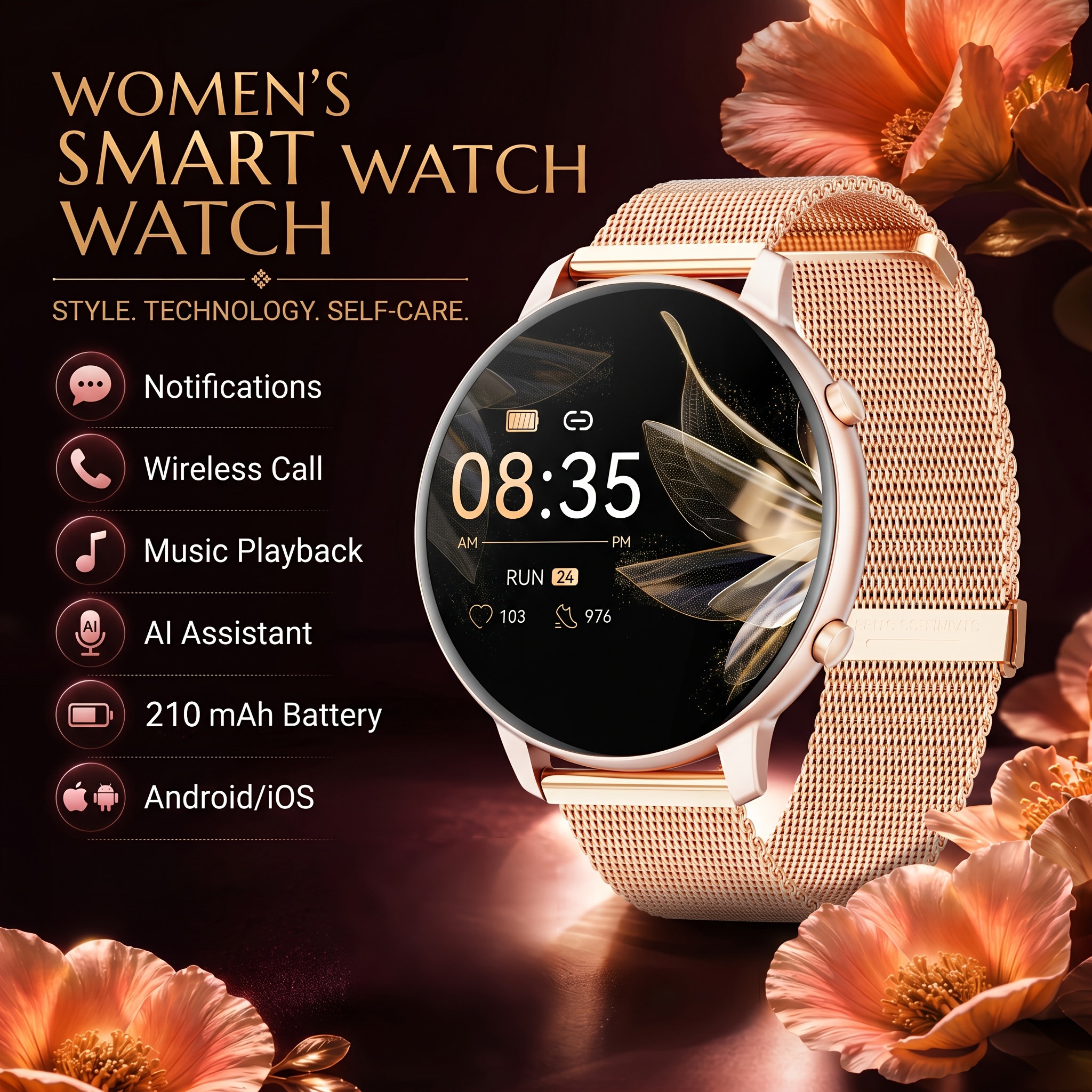 Image of Smartwatches For Women And Men, 1.39'' Round , Compatible With Phones And Iphones (supports Calling), Christmas, Thanksgiving, And Birthday Gifts (perfect For , Girlfriends, Or Husbands)