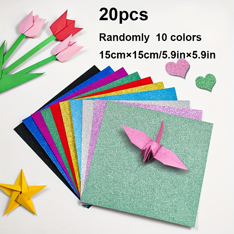 

20pcs Cardstock, 5.9" X 5.9", Assorted - For , Diy & Decorations