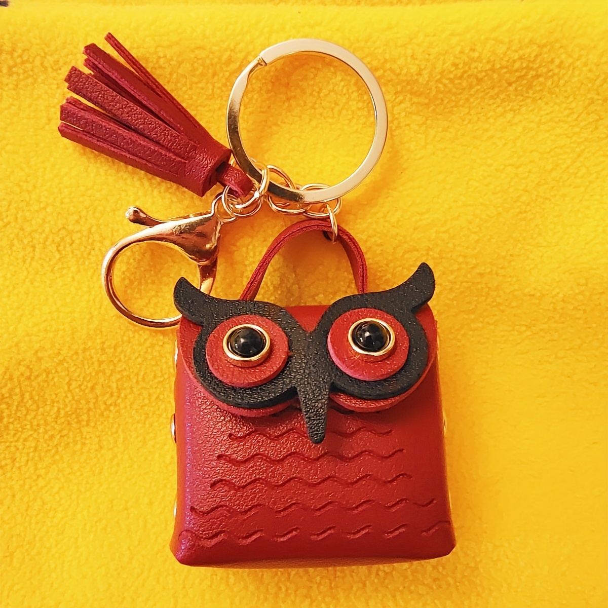 Annya Kai Owl Coin Change Wallet Pouch Keychain Zipper Close - View #9