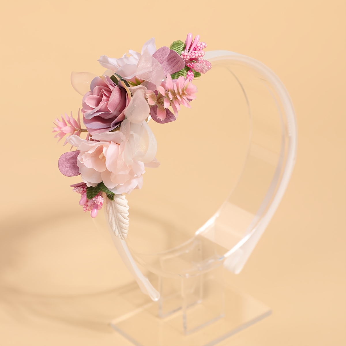 E-shop 1 Europäisches und amerikanisches Bohemian Simulationsblumen-Stirnband, Super Foto Foto Haar-Verzierungen, Damen Kleid Kopfbedeckung