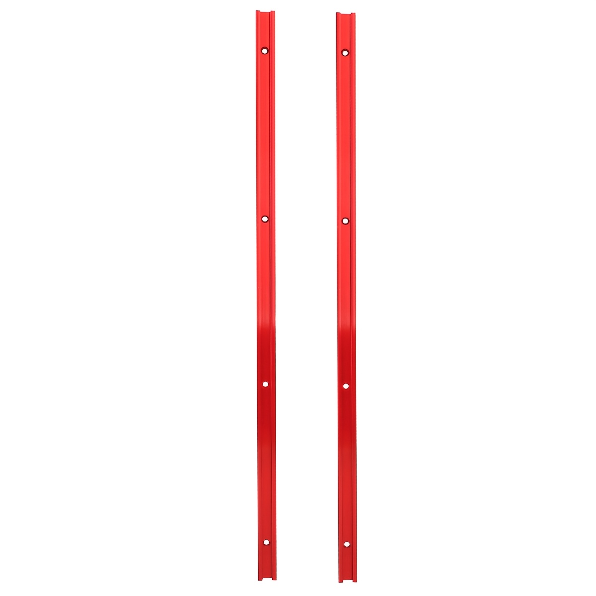 TEMU 2pcs Rail de glissement à fente en T pour de 600 mm avec fente en T en d'aluminium coupé à 19X9.5 mm, accessoire de rail de glissement coupé à