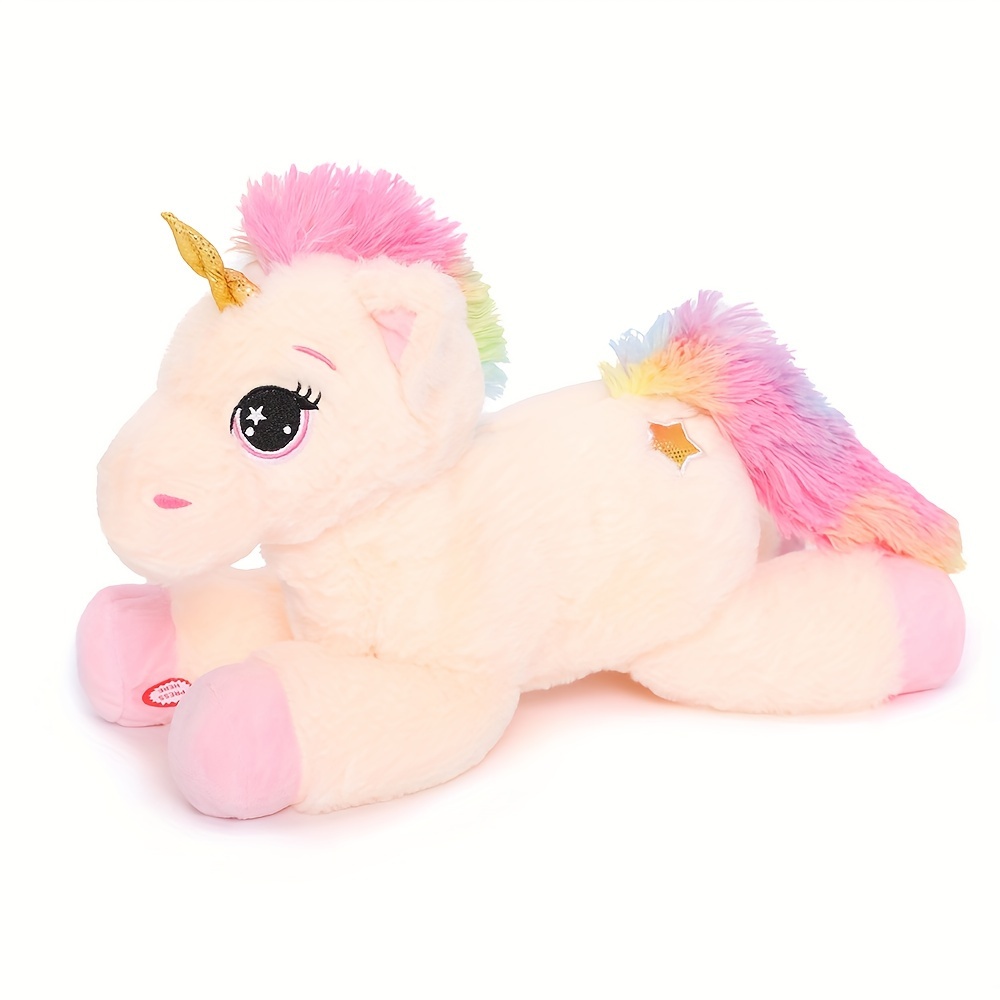 

Unicorn Teddy 80cm Xl, Large Cuddly Unicorn Stuffed Animal Plush Soft Toy, Kawaii Christmas Unicorn Gifts For Girls Boys Birthday Party Decorations Valentines