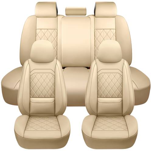 car seat covers full set luxury faux leather seat covers for cars universal waterproof interior seat covers automotive car seat cover for most vehicles truck suv