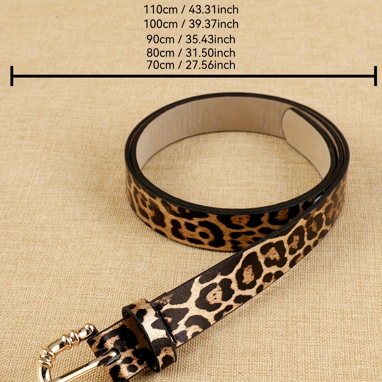 Cheetah Print Belt Men Buy Dolce & Gabbana Dg Leopard-print