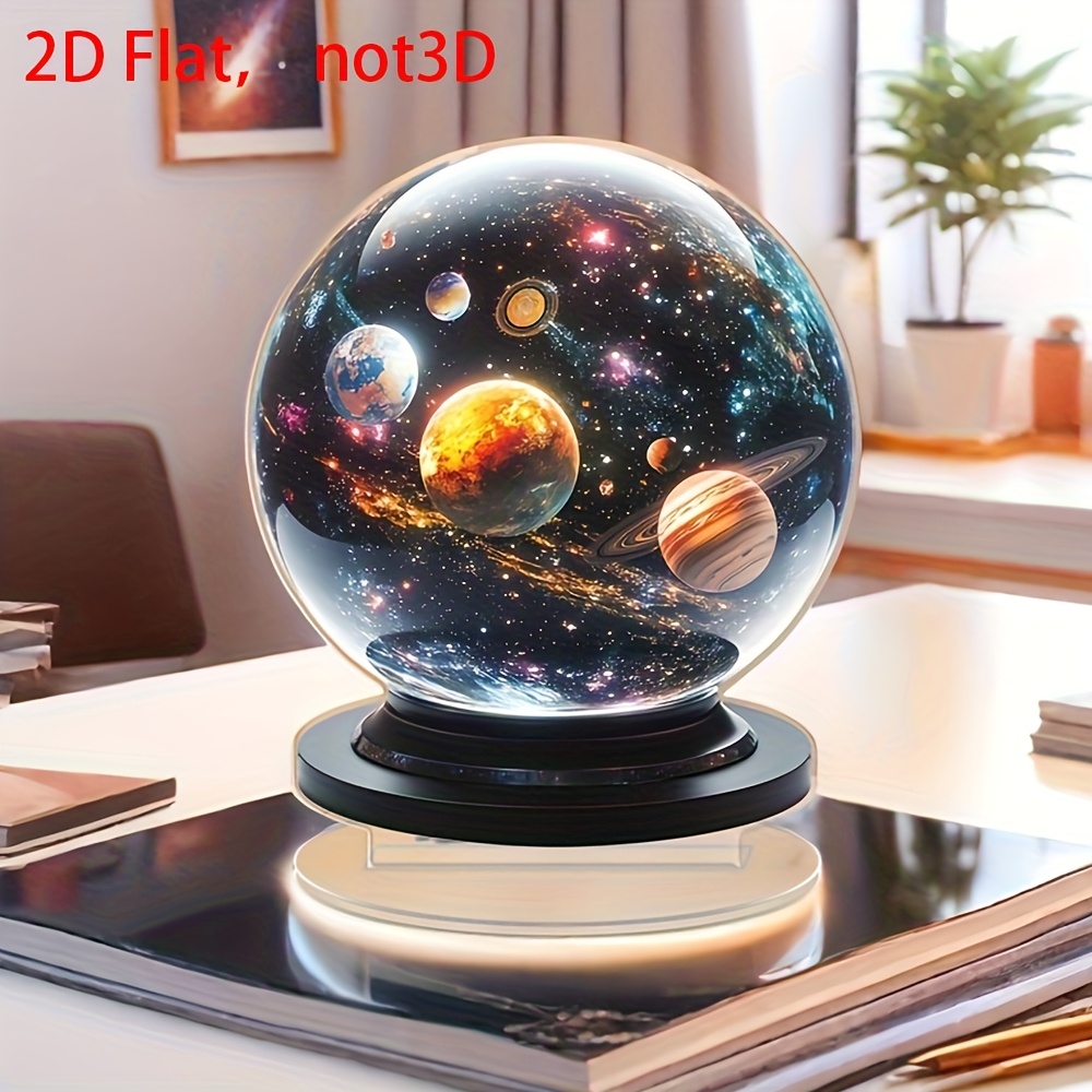 

2d Flat Acrylic Desktop Decor, , Stars Theme, Multipurpose Room Decor, No Electricity Required, 2d Plane Effect