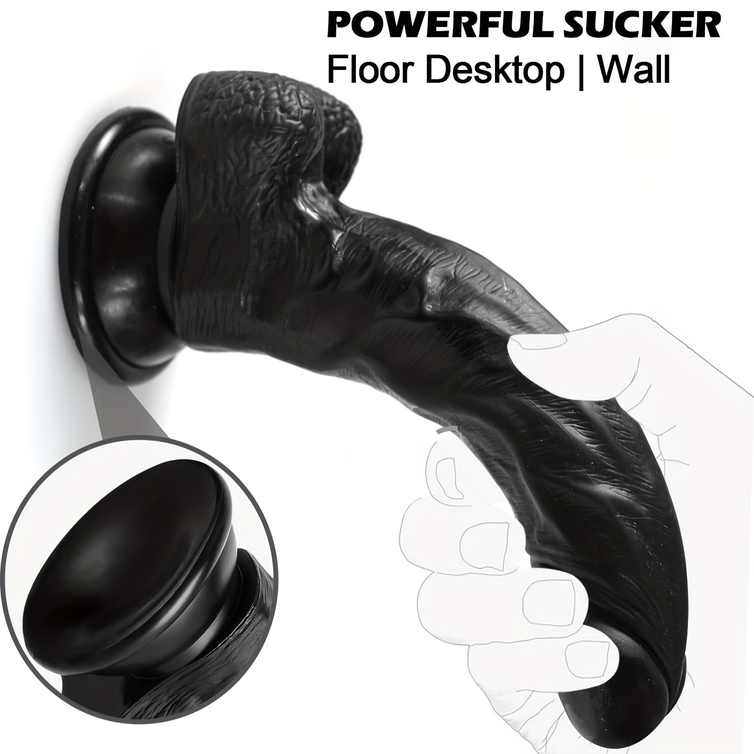 1pc 7 68in black s toy ultra soft lifelike - Temu