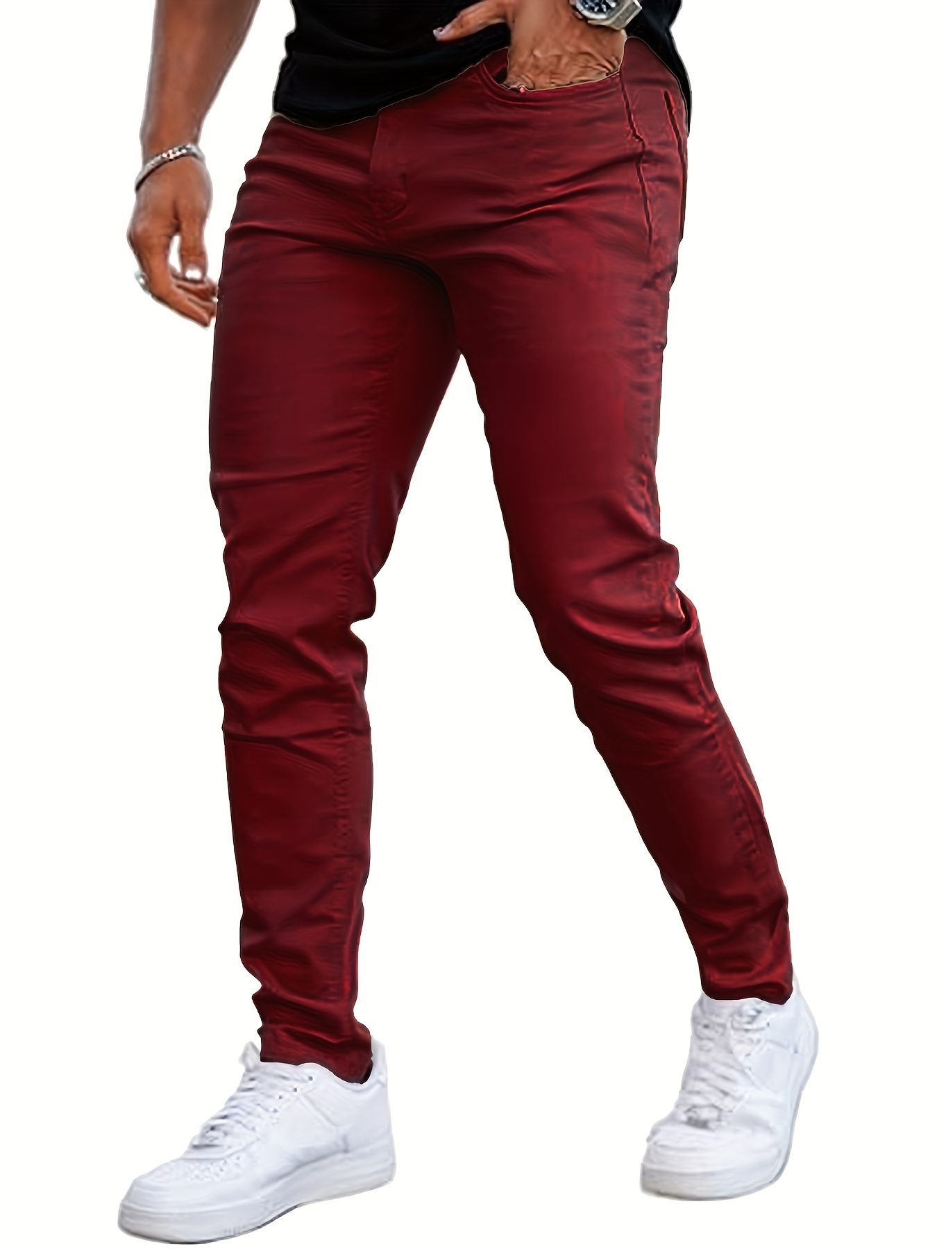 Men's Casual Slim-Fit Stretch Pants