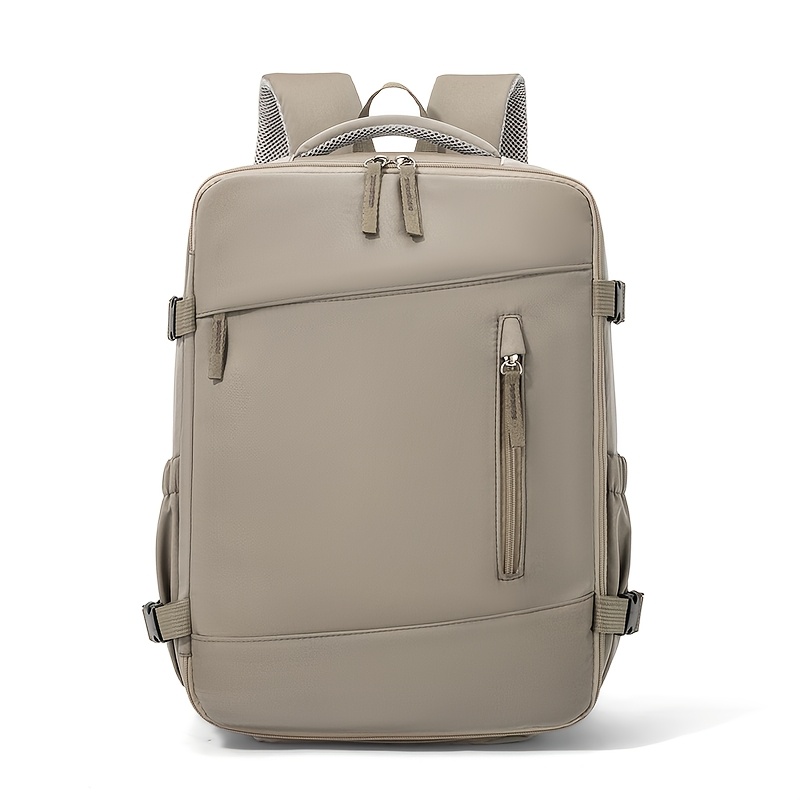 TEMU Airline-approved Women's Backpack Measuring 40x30x20cm, A Travel Carry-on Bag With Wizz Size Regulations, A Backpack With A Shoe Compartment,