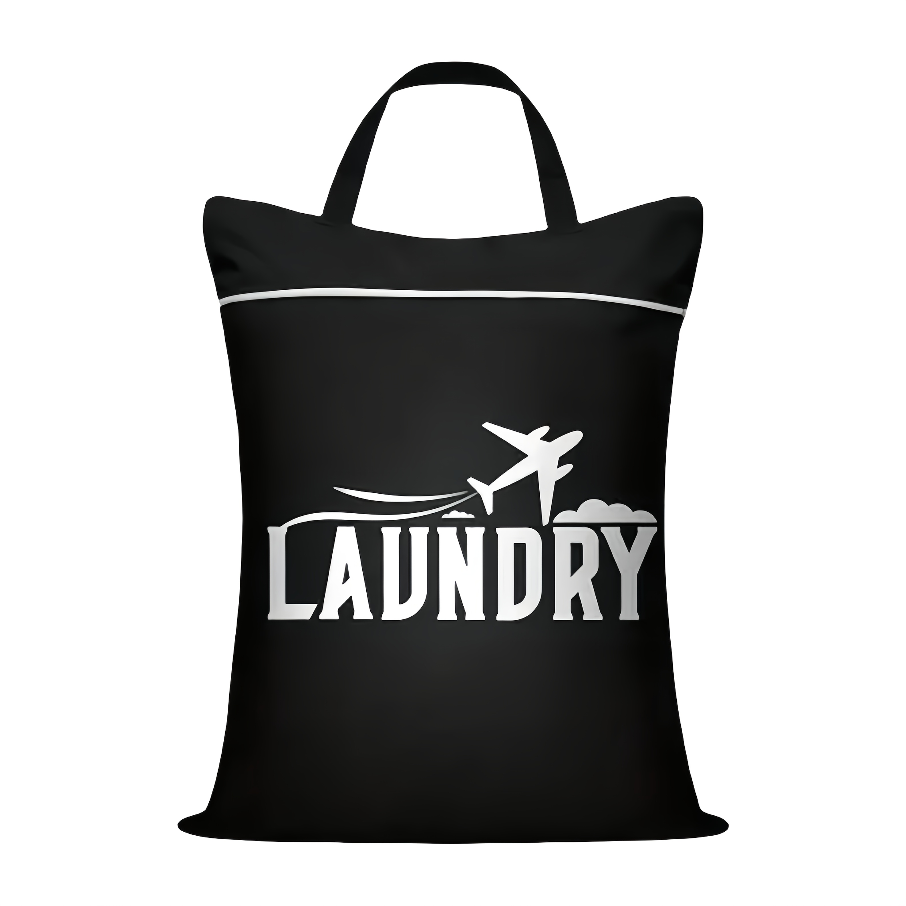 TEMU 1 Large Travel Laundry Bag With Handle, Suitable For Cleaning Dirty Clothes, Wet And Dry Swimming Bag, Fitness Training Bag, College Dormitory,