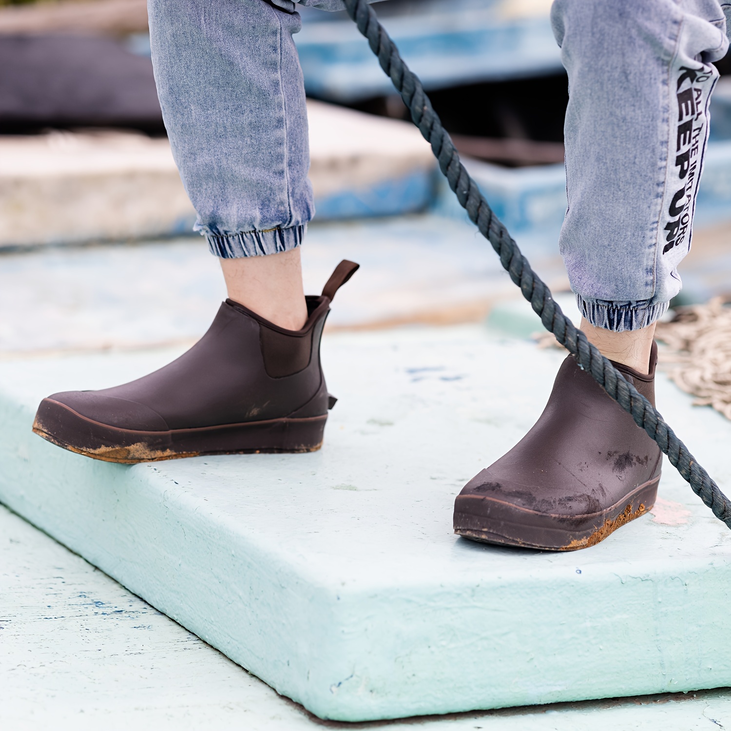 Bottes De Pêche Imperméables Guru Pour Homme Taille UK 11 - Noir/orange, Occasion