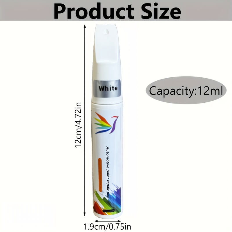 1-3 Car Paint Pens for Scratch Repair, Vehicle Paint Restoration, Pearl White Touch-Up Pen, Car Scratch Pen, Automotive Touch-Up Supplies