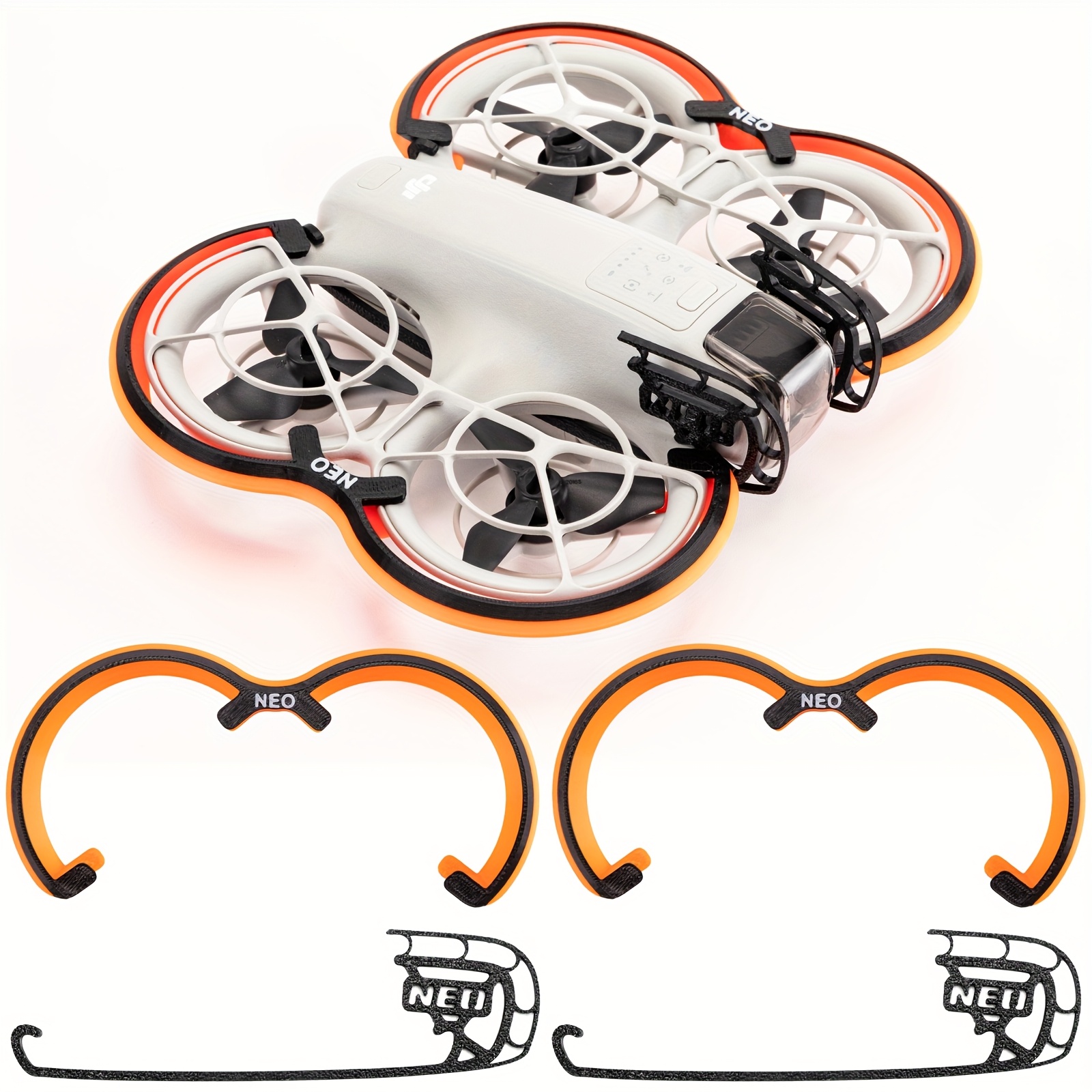 2 custodie Gimbal trasparenti per DJI Neo Gimbal Protezione, Camera Protector, Cappuccio protettivo, Gimbal Custodia Accessori per DJI neo