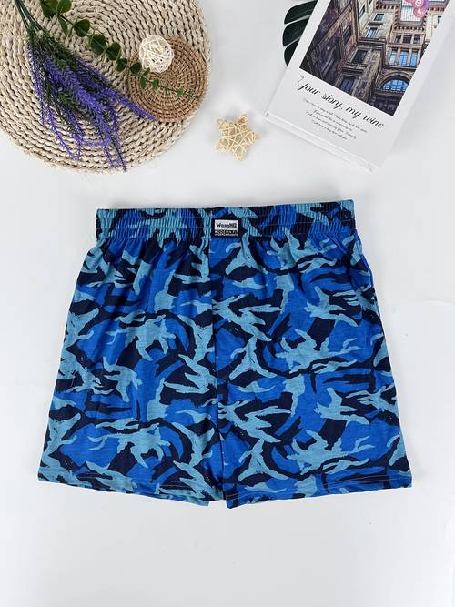 3pcs set of assorted camouflage print a line boxer briefs for men breathable and loose fitting mens underwear classic loose shorts suitable for fitness running and daily casual wear
