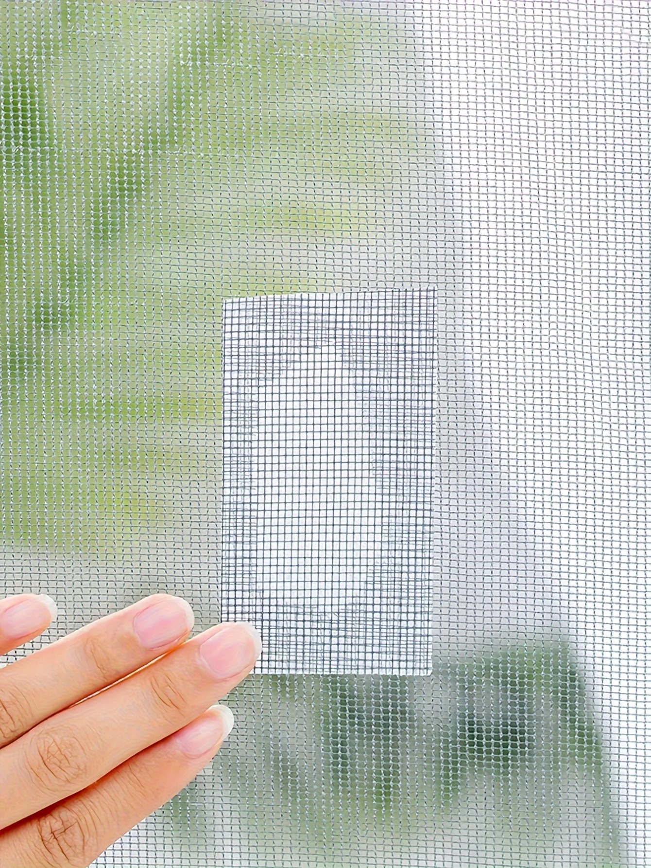 Anti-Mosquito Mesh Repair Tape, Waterproof Self-Adhesive Patch for Dorm Screens and Curtains, Strong Bond Fiberglass Repair Tape for Screen Tear, 2M Roll for Window and Door Screen Repair