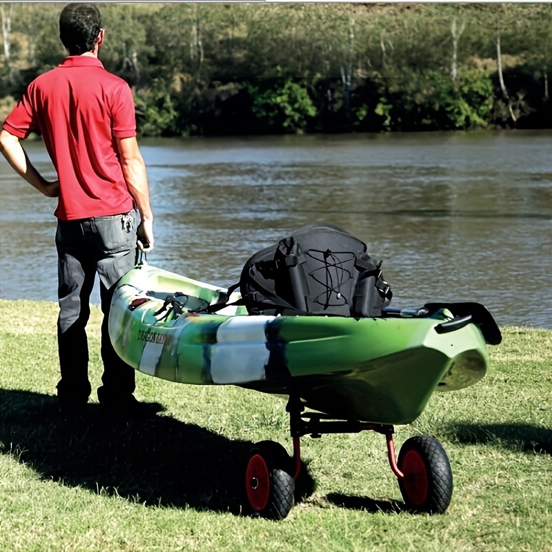 folding single kayak trailer canoe and kayak transport cart kayak trolley kayak cart